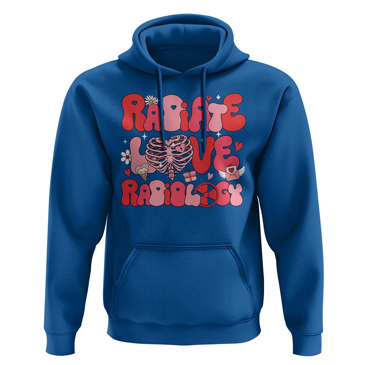 Rad Tech Nurse Valentine's Day Hoodie X-Ray Ultrasound MRI CT Mammography Technologist Vday Gift
