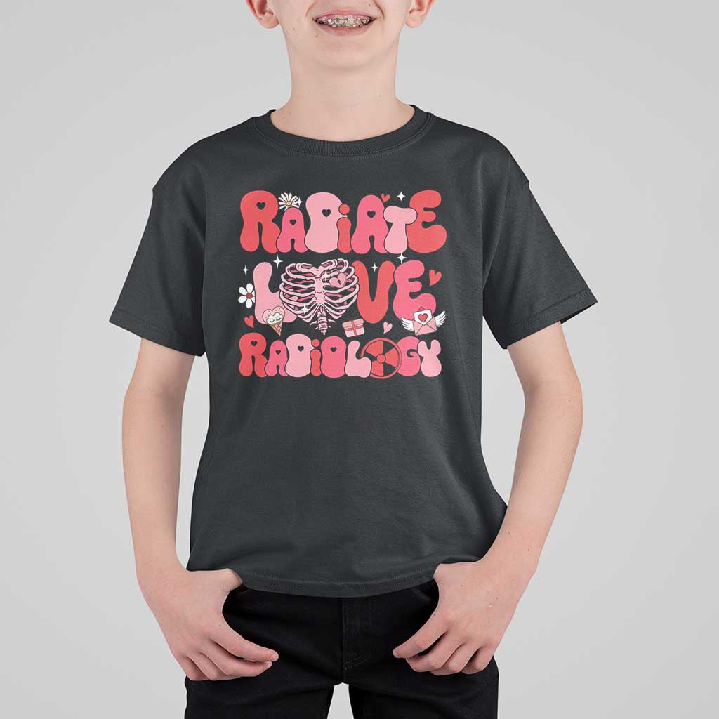 Rad Tech Nurse Valentine's Day T Shirt For Kid X-Ray Ultrasound MRI CT Mammography Technologist Vday Gift