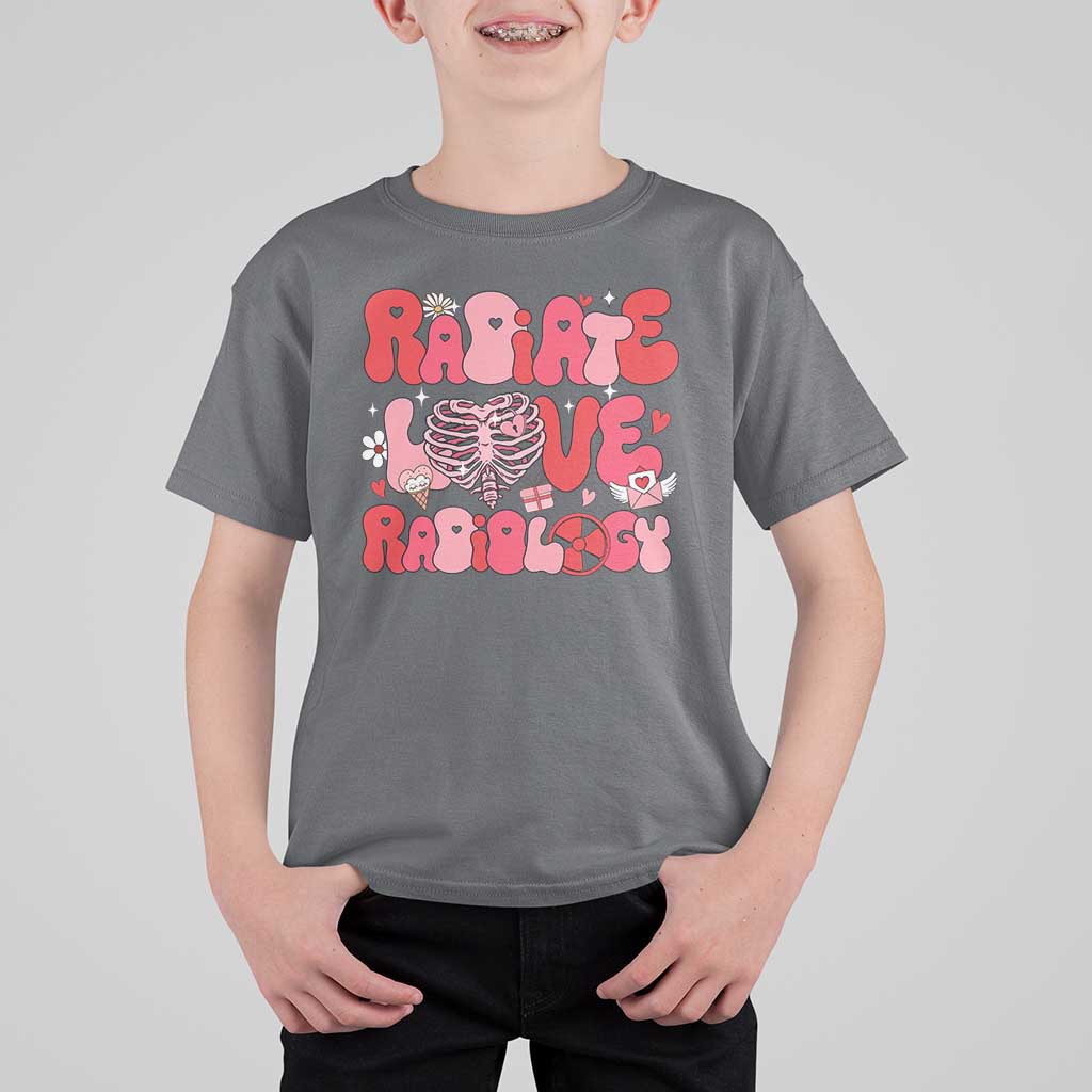 Rad Tech Nurse Valentine's Day T Shirt For Kid X-Ray Ultrasound MRI CT Mammography Technologist Vday Gift