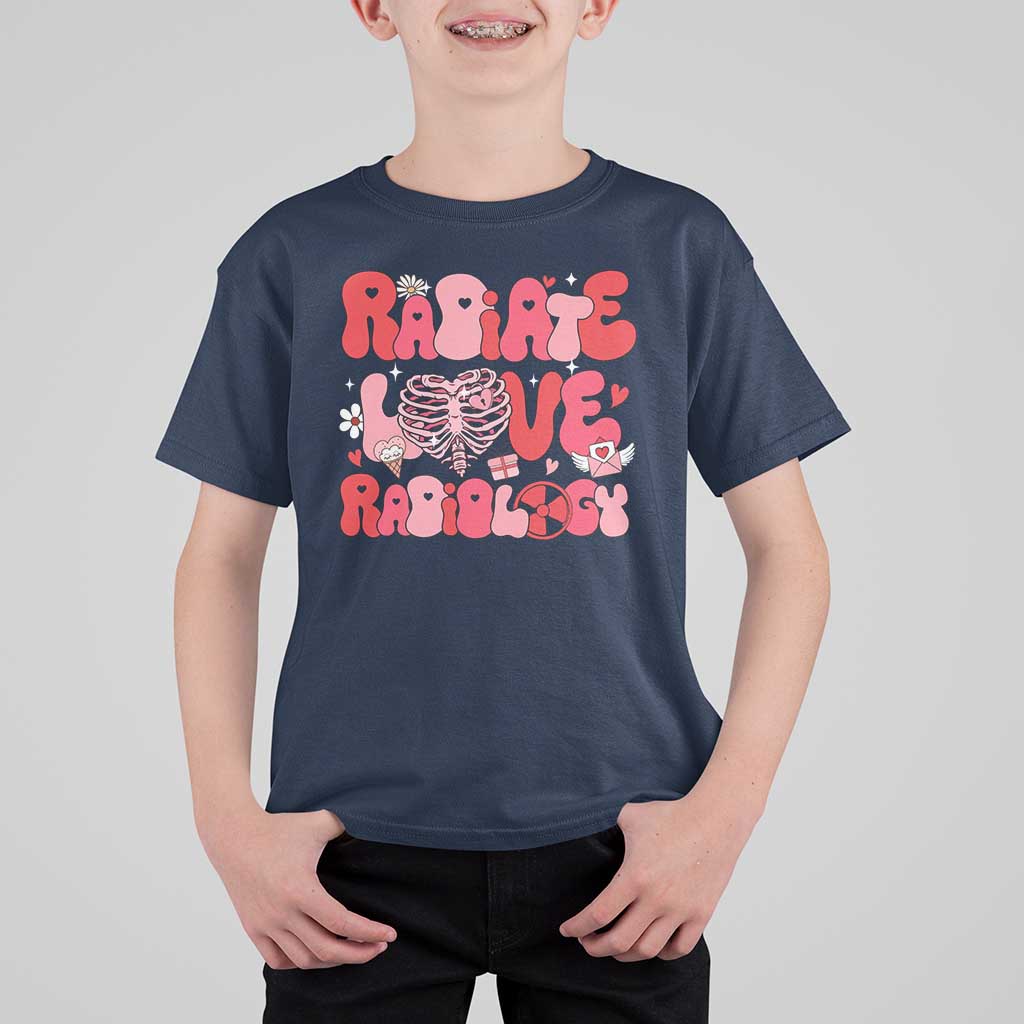 Rad Tech Nurse Valentine's Day T Shirt For Kid X-Ray Ultrasound MRI CT Mammography Technologist Vday Gift