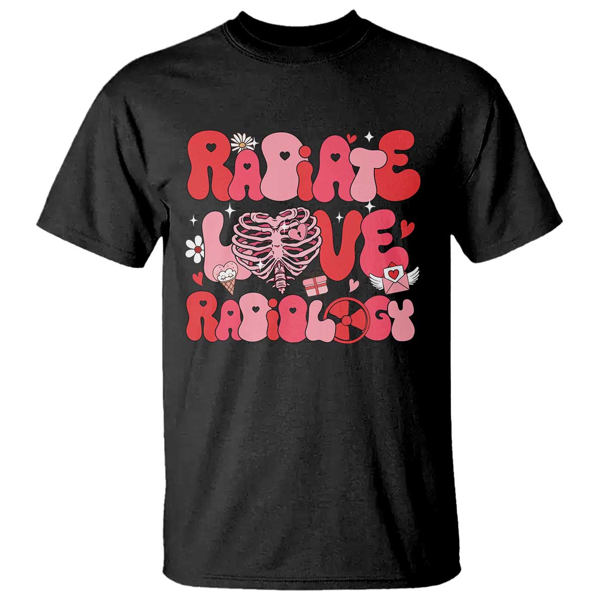 Rad Tech Nurse Valentine's Day T Shirt X-Ray Ultrasound MRI CT Mammography Technologist Vday Gift