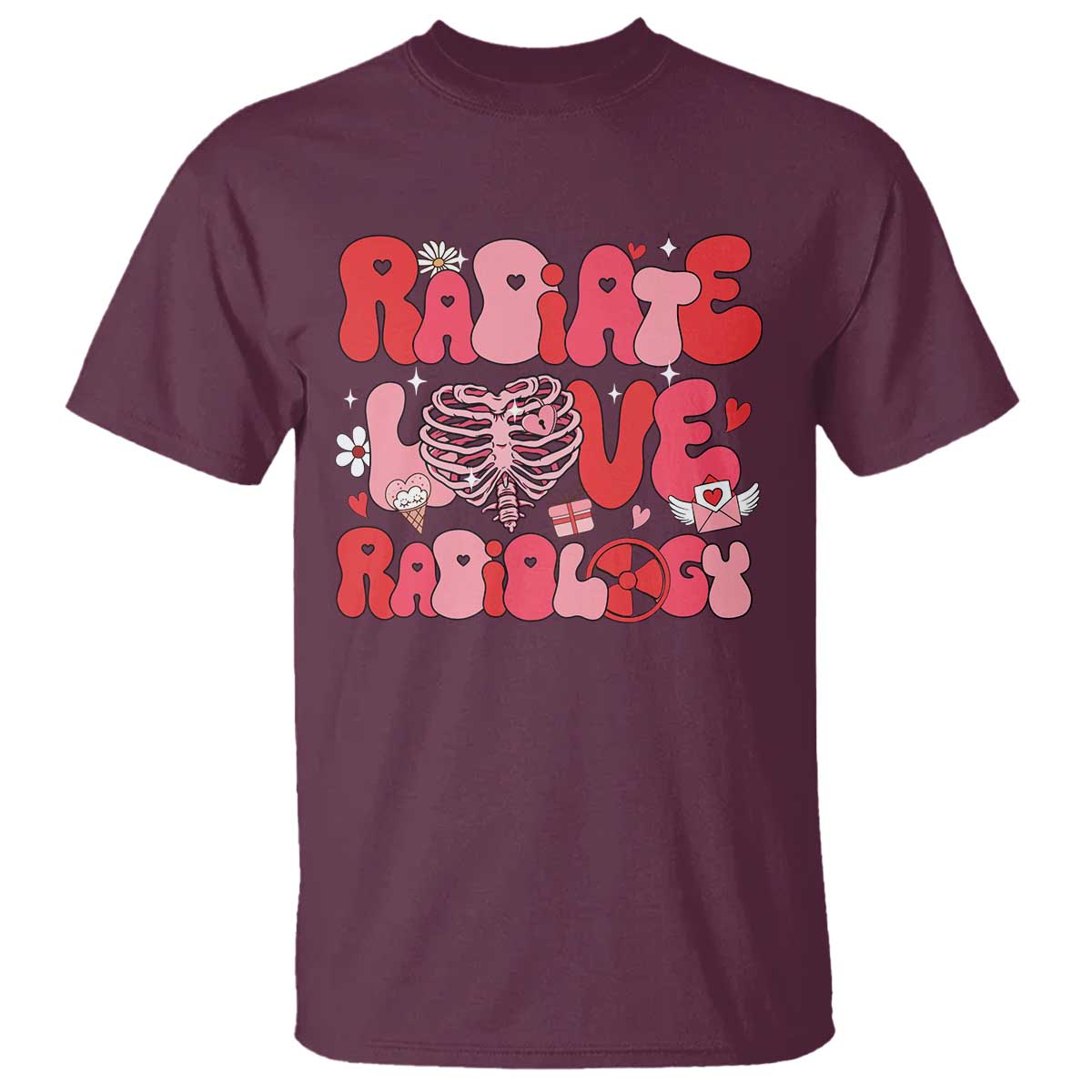 Rad Tech Nurse Valentine's Day T Shirt X-Ray Ultrasound MRI CT Mammography Technologist Vday Gift