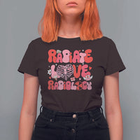 Rad Tech Nurse Valentine's Day T Shirt For Women X-Ray Ultrasound MRI CT Mammography Technologist Vday Gift