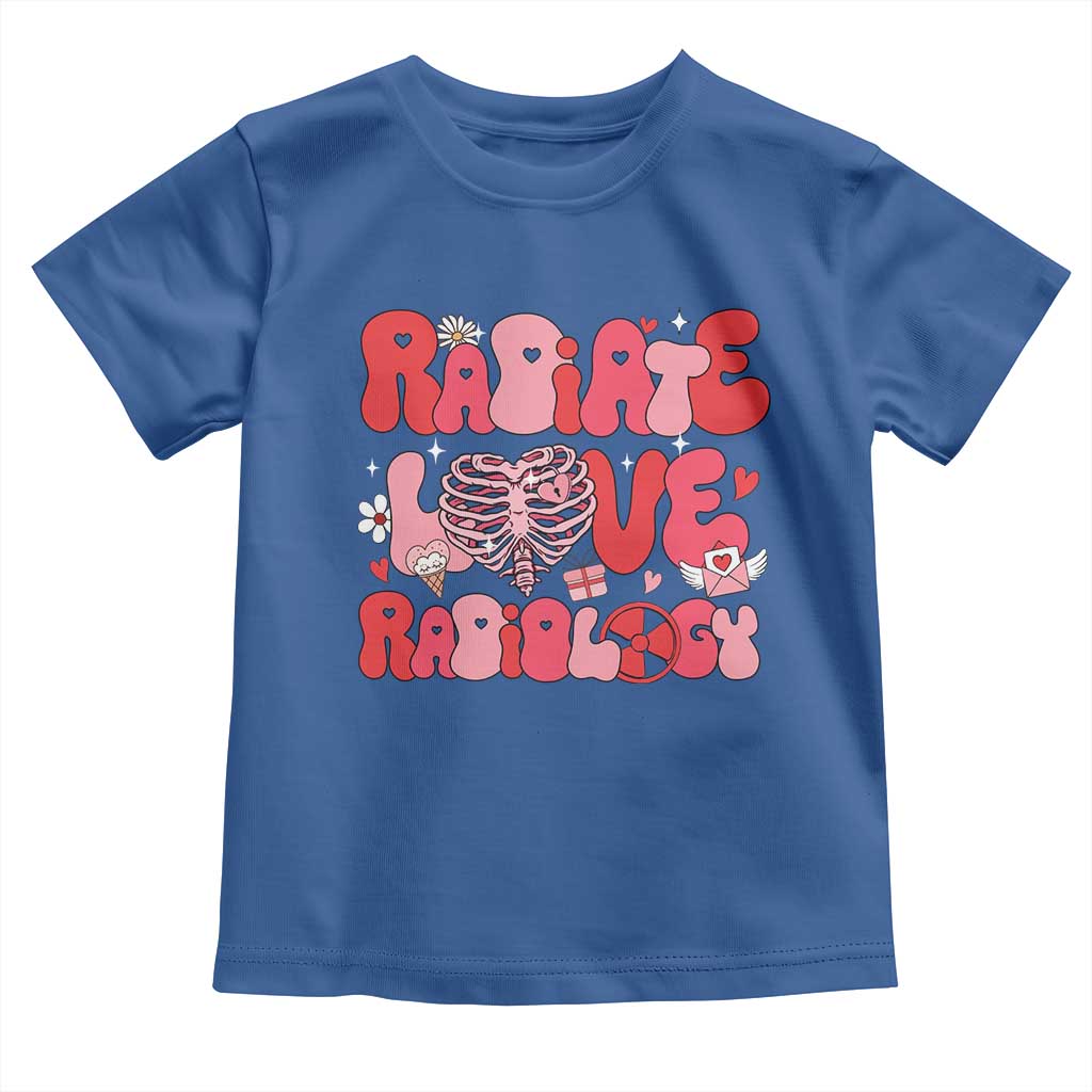 Rad Tech Nurse Valentine's Day Toddler T Shirt X-Ray Ultrasound MRI CT Mammography Technologist Vday Gift