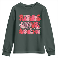 Rad Tech Nurse Valentine's Day Youth Sweatshirt X-Ray Ultrasound MRI CT Mammography Technologist Vday Gift