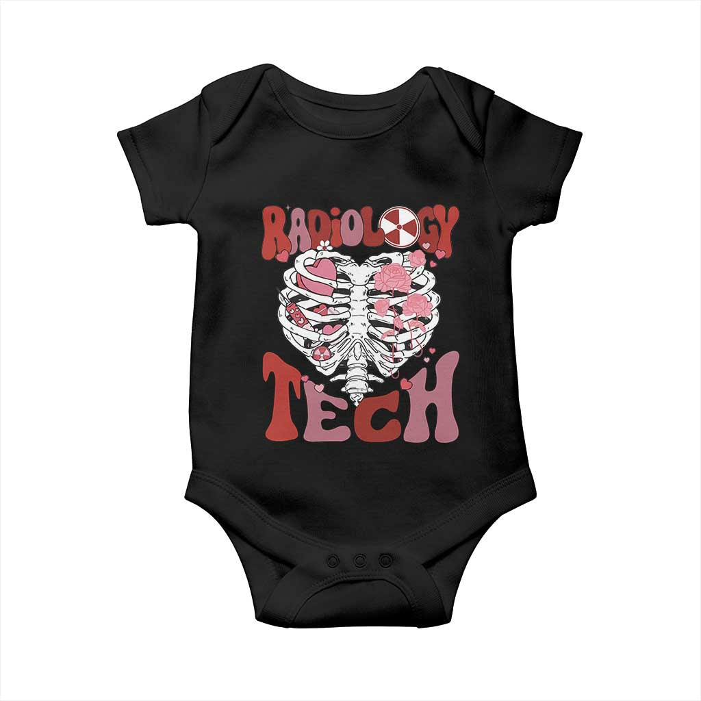 Rad Tech Nurse Valentine's Day Baby Onesie X-Ray Ultrasound MRI CT Mammography Vday Gift