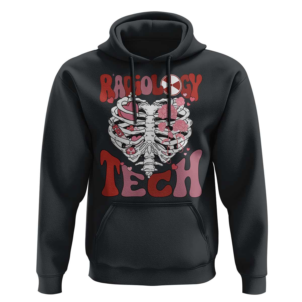 Rad Tech Nurse Valentine's Day Hoodie X-Ray Ultrasound MRI CT Mammography Vday Gift