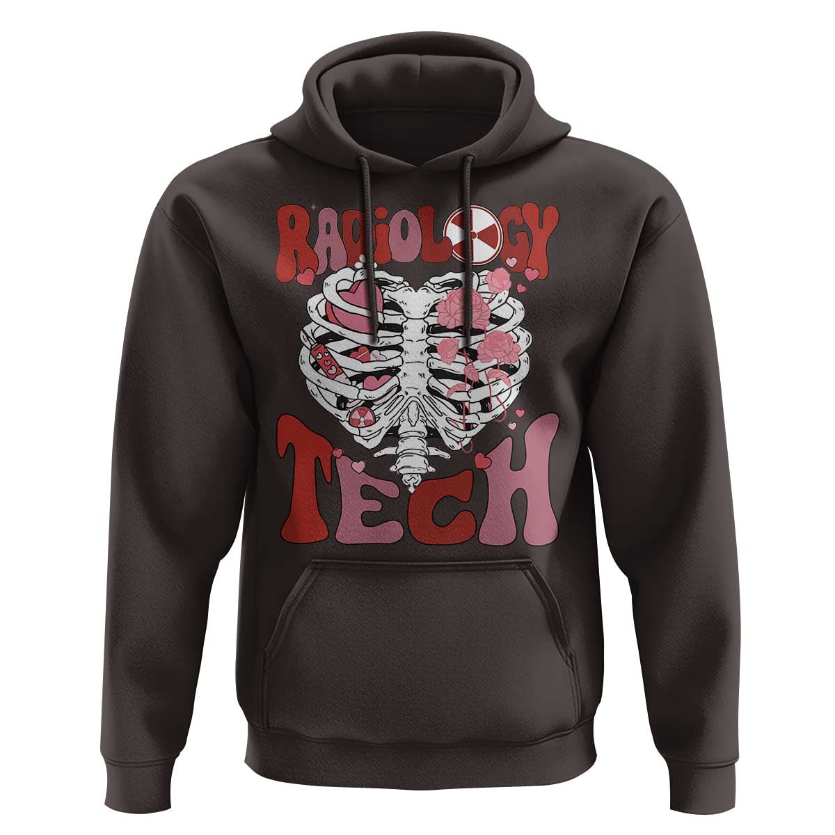 Rad Tech Nurse Valentine's Day Hoodie X-Ray Ultrasound MRI CT Mammography Vday Gift