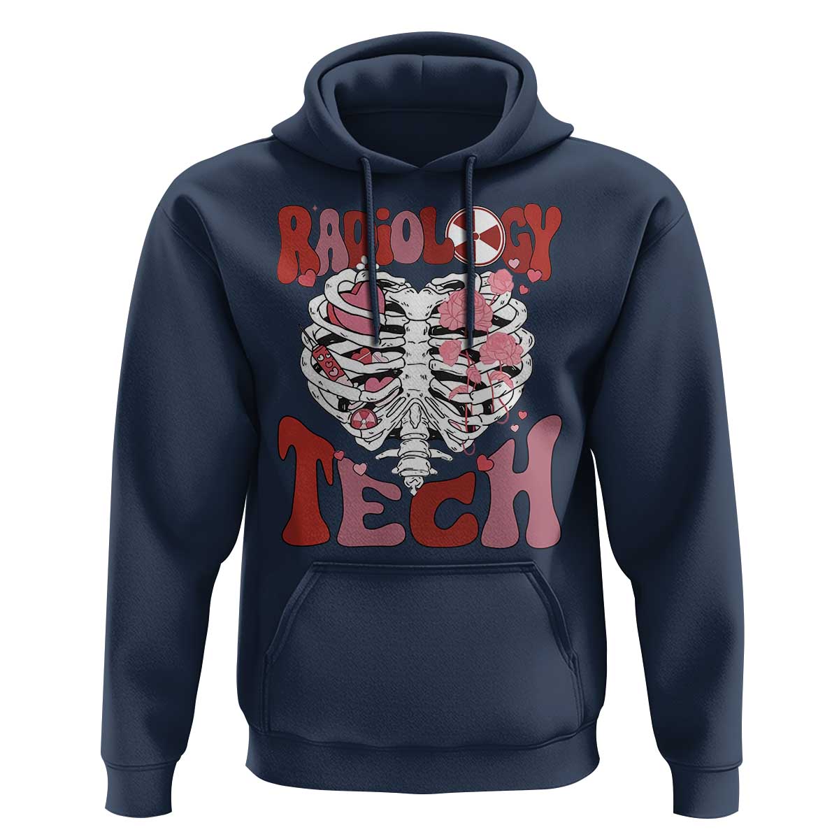 Rad Tech Nurse Valentine's Day Hoodie X-Ray Ultrasound MRI CT Mammography Vday Gift