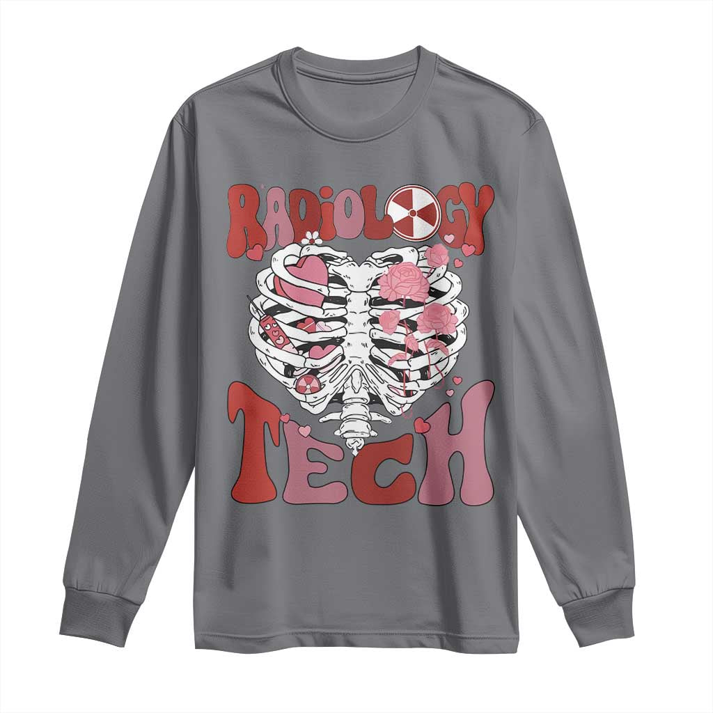 Rad Tech Nurse Valentine's Day Long Sleeve Shirt X-Ray Ultrasound MRI CT Mammography Vday Gift