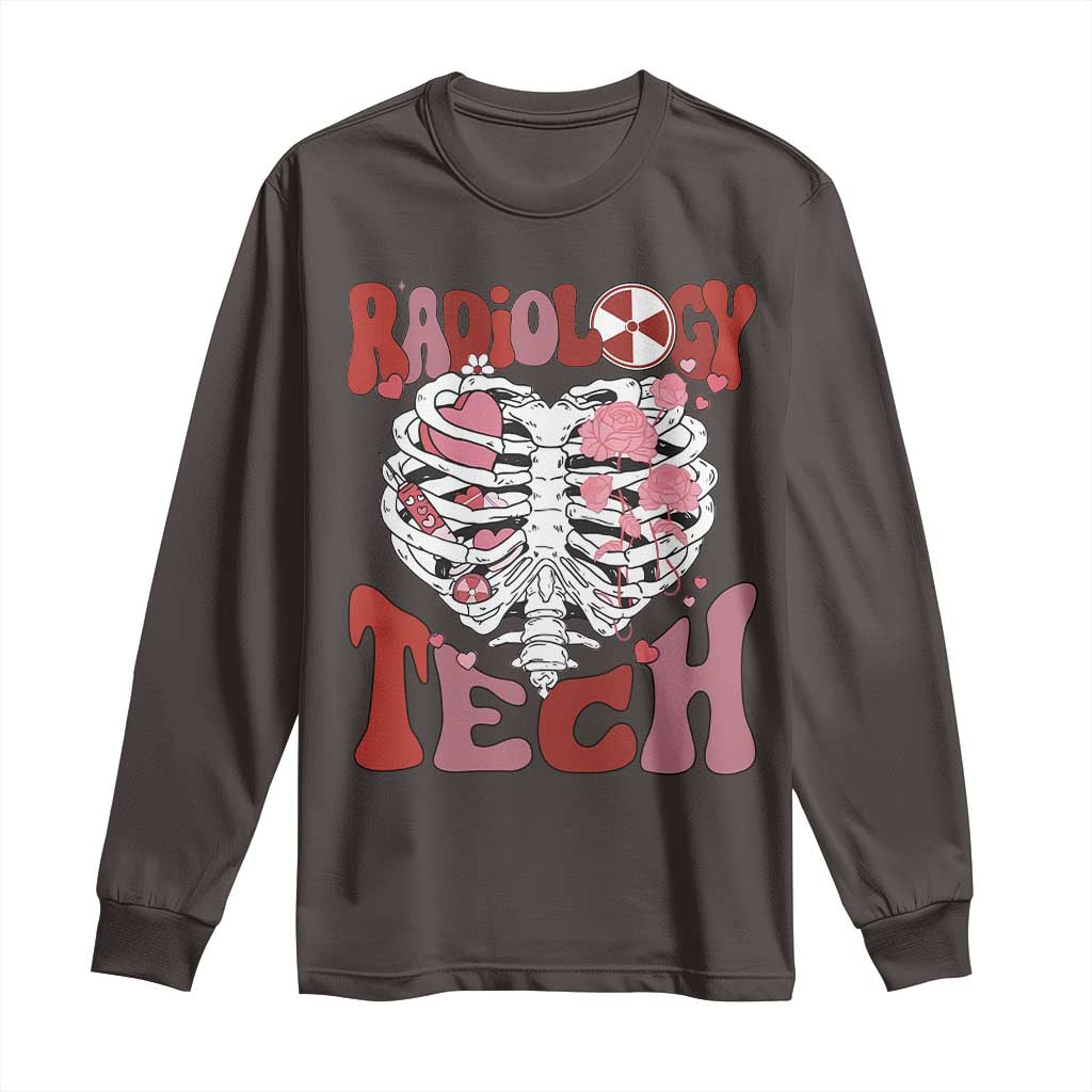 Rad Tech Nurse Valentine's Day Long Sleeve Shirt X-Ray Ultrasound MRI CT Mammography Vday Gift