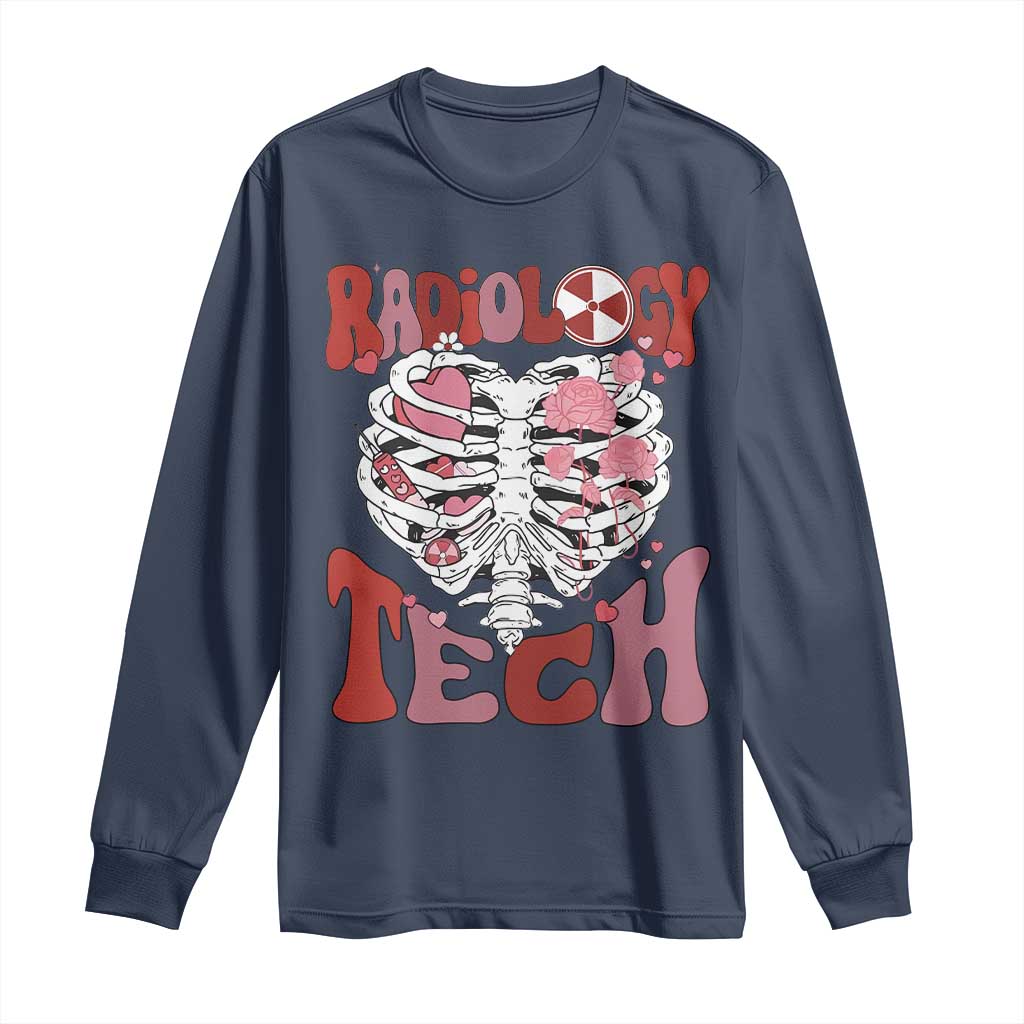 Rad Tech Nurse Valentine's Day Long Sleeve Shirt X-Ray Ultrasound MRI CT Mammography Vday Gift