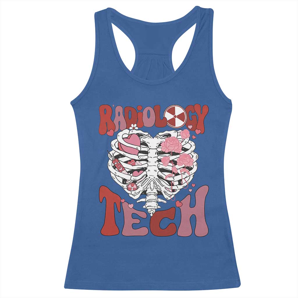 Rad Tech Nurse Valentine's Day Racerback Tank Top X-Ray Ultrasound MRI CT Mammography Vday Gift