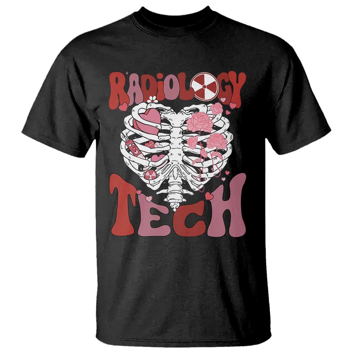Rad Tech Nurse Valentine's Day T Shirt X-Ray Ultrasound MRI CT Mammography Vday Gift