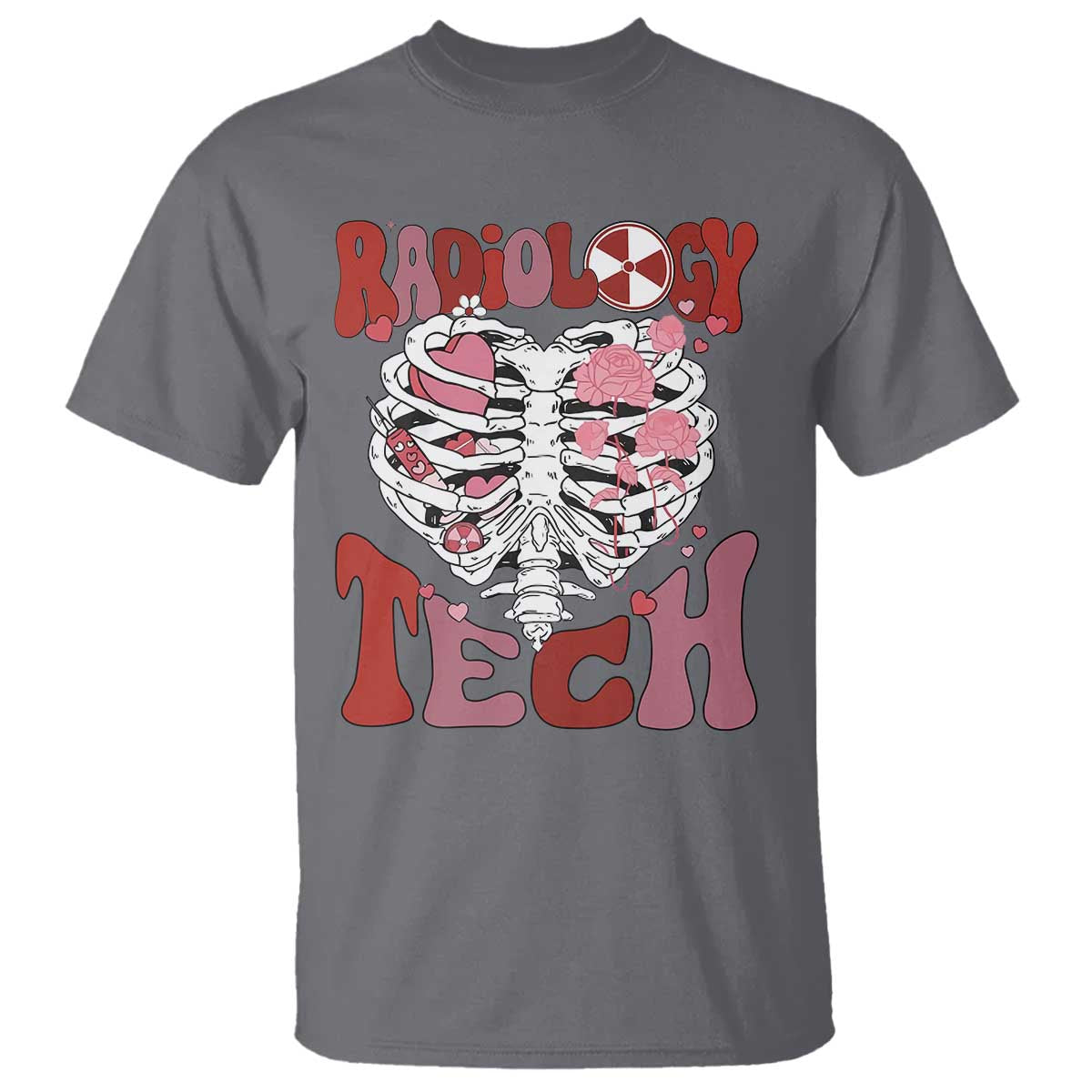 Rad Tech Nurse Valentine's Day T Shirt X-Ray Ultrasound MRI CT Mammography Vday Gift