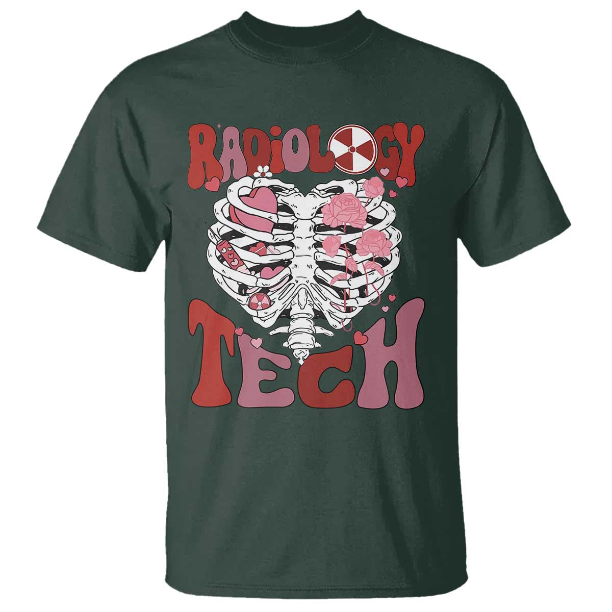 Rad Tech Nurse Valentine's Day T Shirt X-Ray Ultrasound MRI CT Mammography Vday Gift