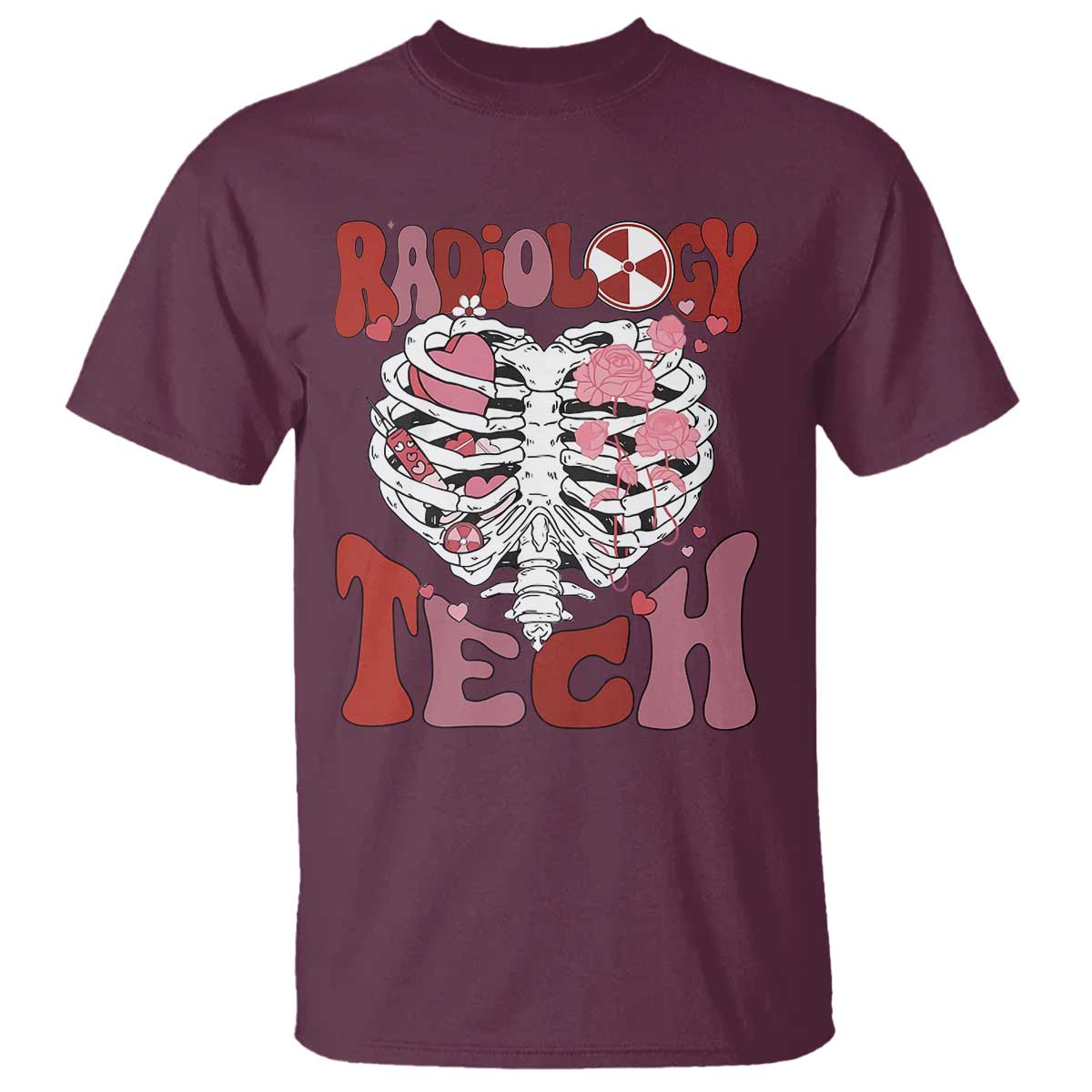 Rad Tech Nurse Valentine's Day T Shirt X-Ray Ultrasound MRI CT Mammography Vday Gift