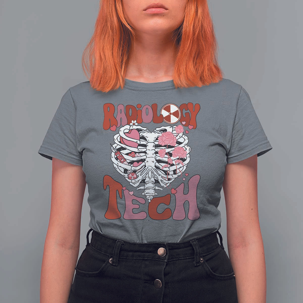 Rad Tech Nurse Valentine's Day T Shirt For Women X-Ray Ultrasound MRI CT Mammography Vday Gift
