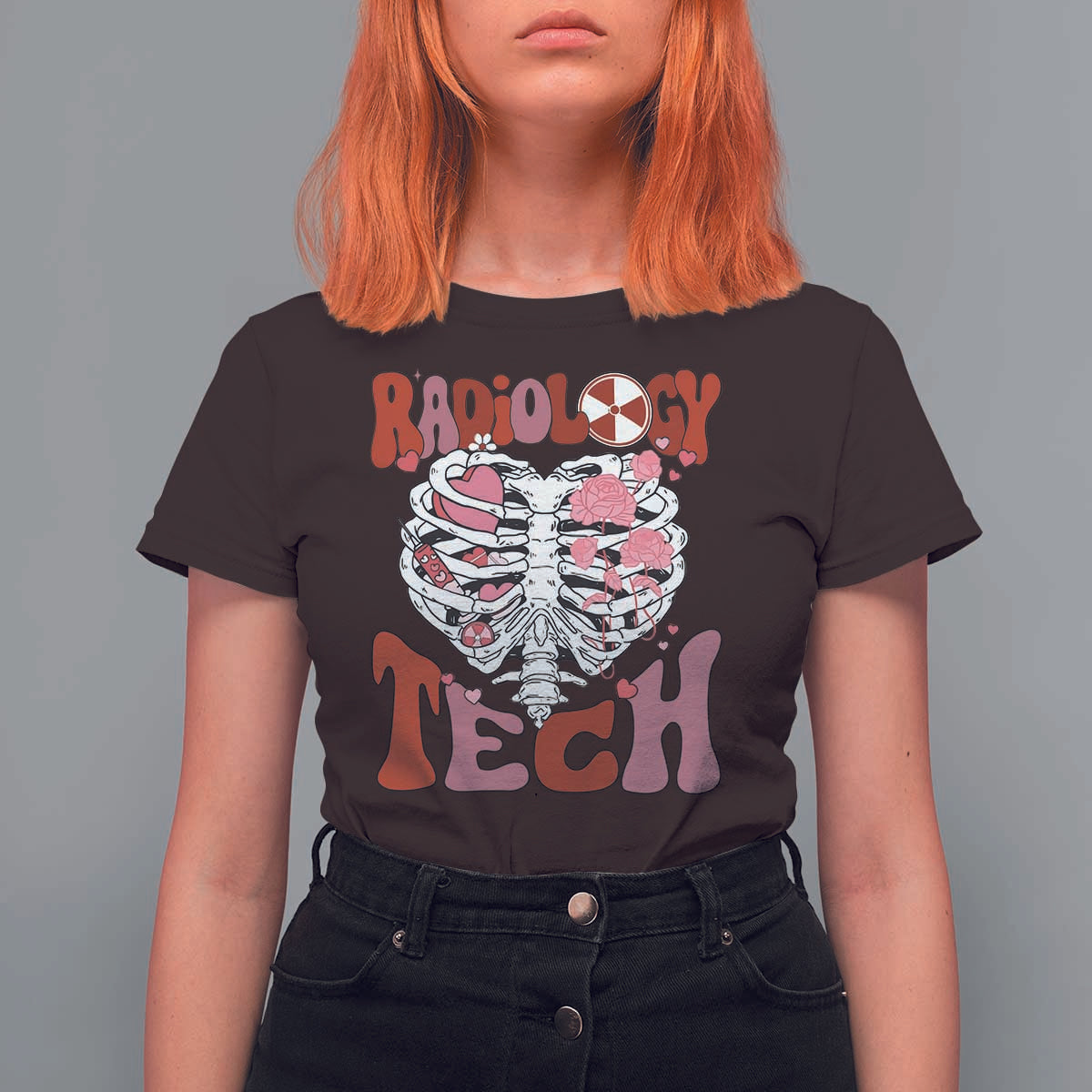 Rad Tech Nurse Valentine's Day T Shirt For Women X-Ray Ultrasound MRI CT Mammography Vday Gift