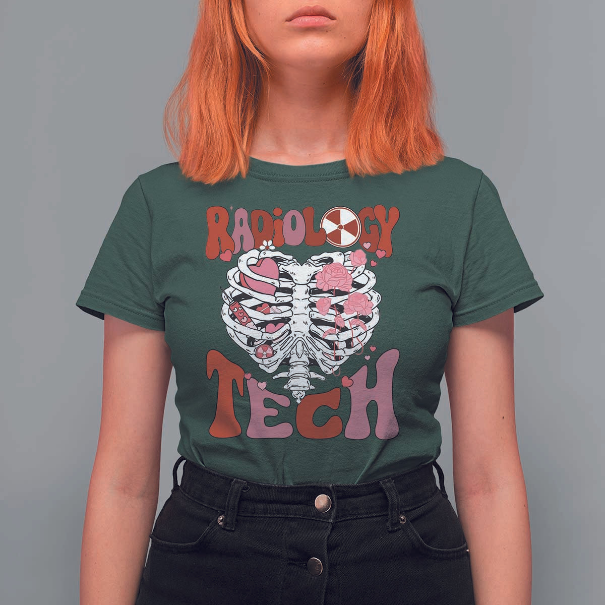 Rad Tech Nurse Valentine's Day T Shirt For Women X-Ray Ultrasound MRI CT Mammography Vday Gift