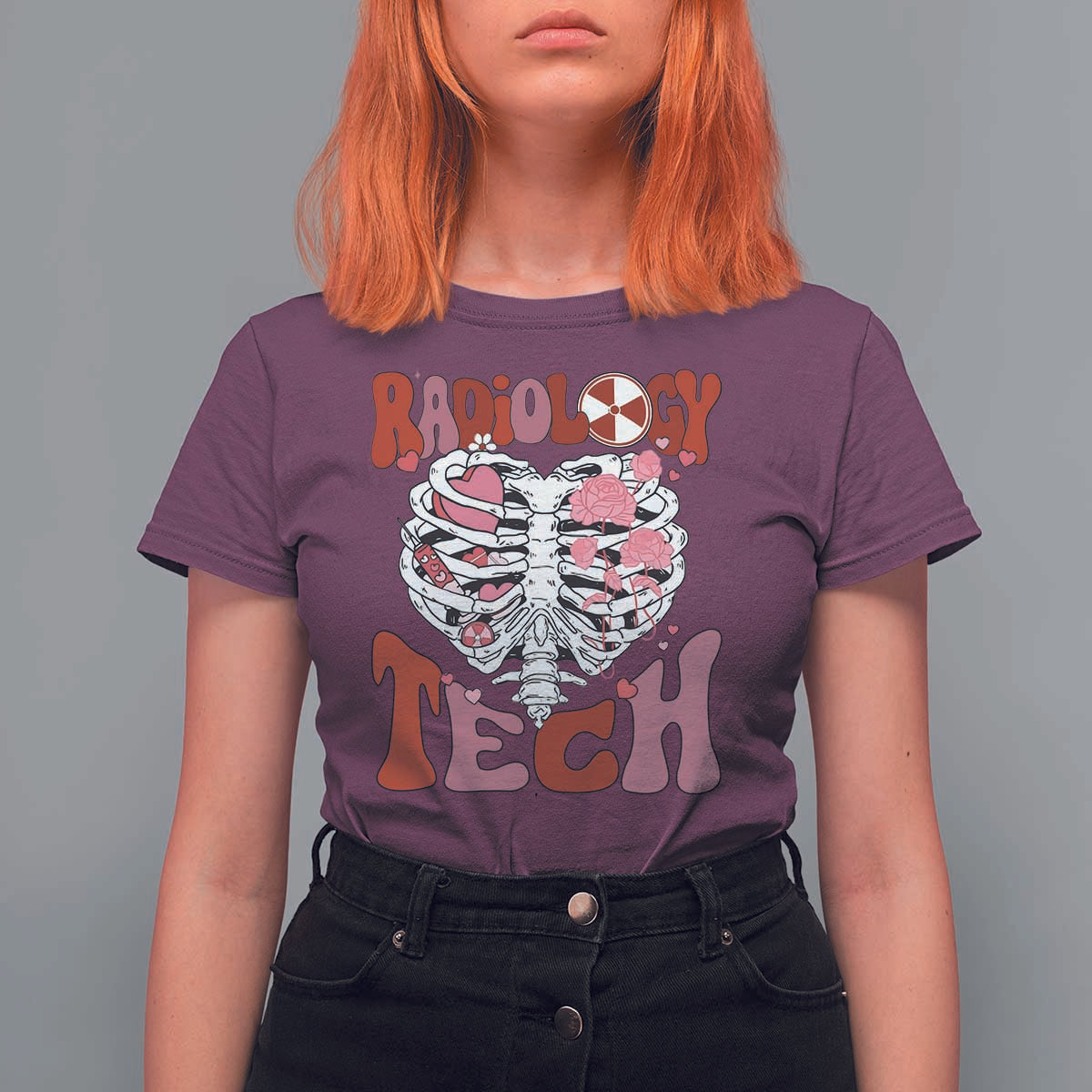 Rad Tech Nurse Valentine's Day T Shirt For Women X-Ray Ultrasound MRI CT Mammography Vday Gift