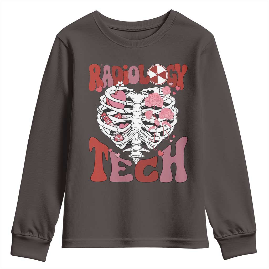 Rad Tech Nurse Valentine's Day Youth Sweatshirt X-Ray Ultrasound MRI CT Mammography Vday Gift