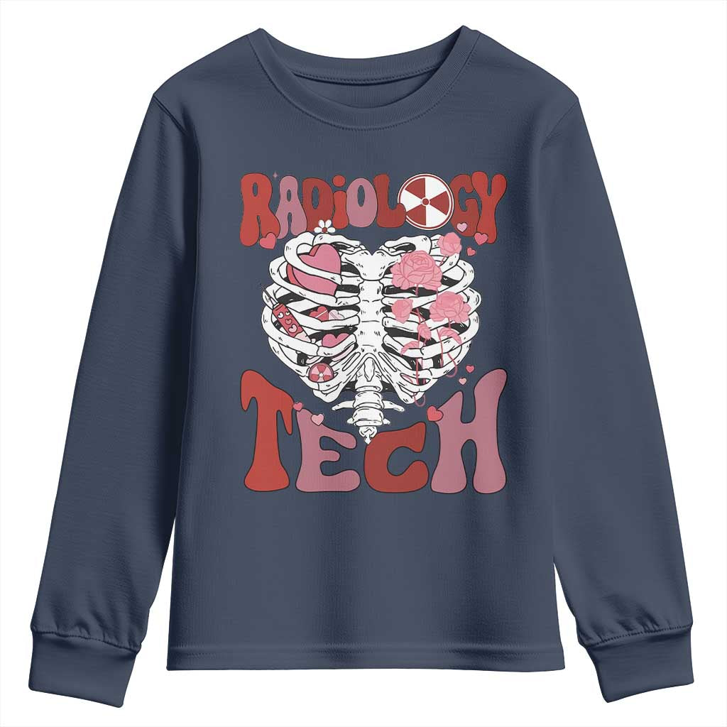 Rad Tech Nurse Valentine's Day Youth Sweatshirt X-Ray Ultrasound MRI CT Mammography Vday Gift