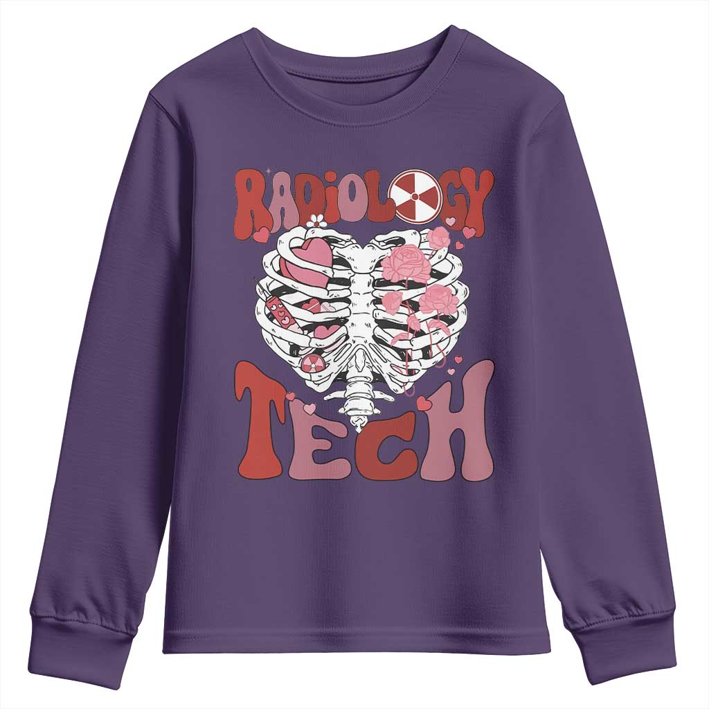 Rad Tech Nurse Valentine's Day Youth Sweatshirt X-Ray Ultrasound MRI CT Mammography Vday Gift
