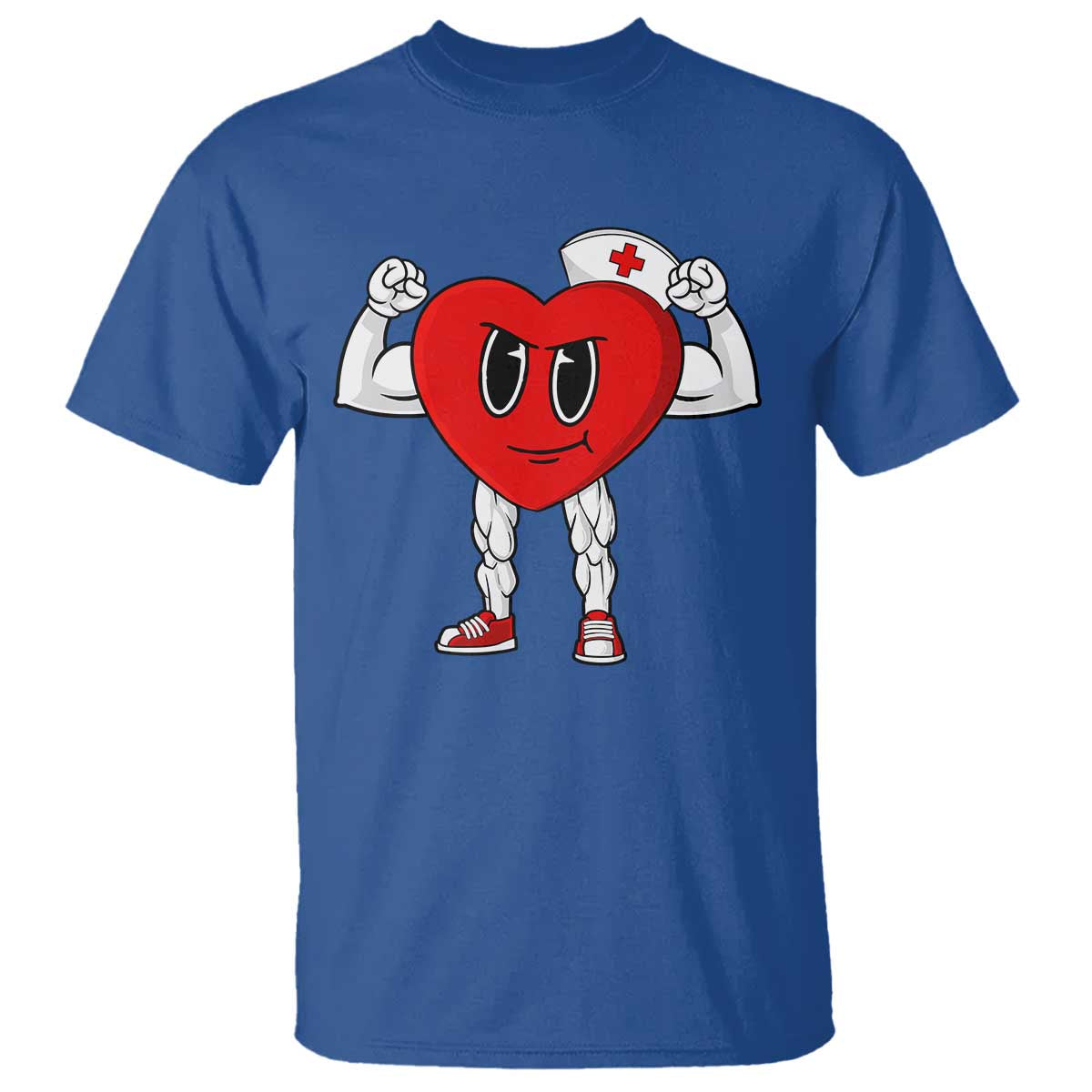 Heart Nurse Valentines Day T Shirt RN CNA ICU Cardiac Heart Anatomy