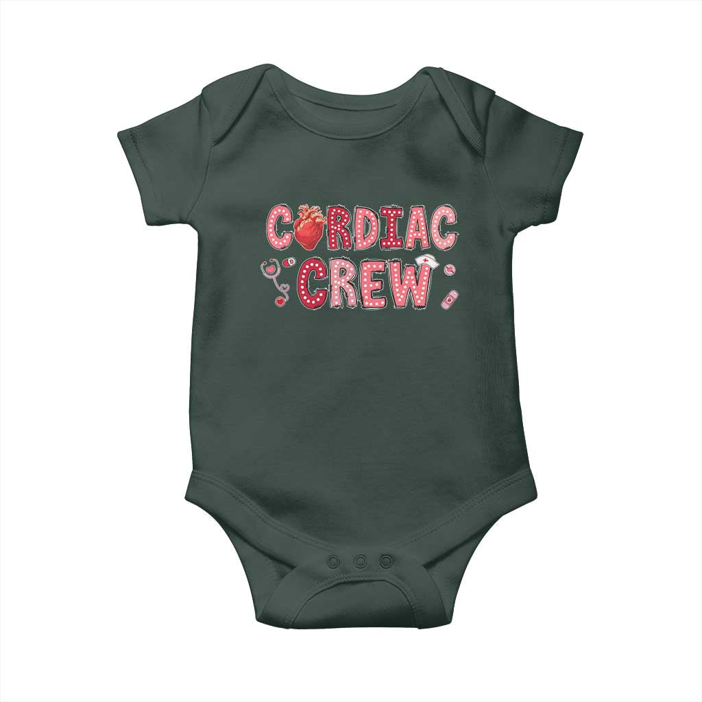 Valentine Cardiac Nurse Baby Onesie Heart Anatomy
