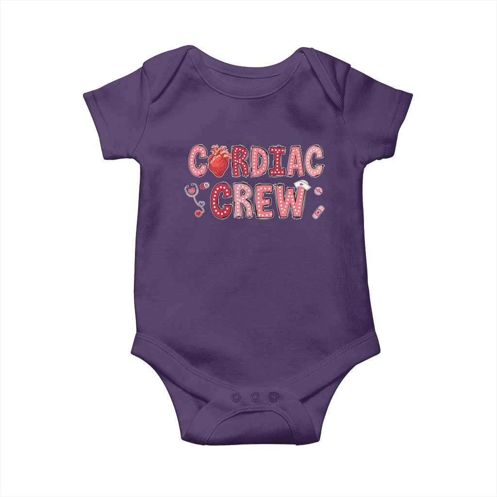 Valentine Cardiac Nurse Baby Onesie Heart Anatomy