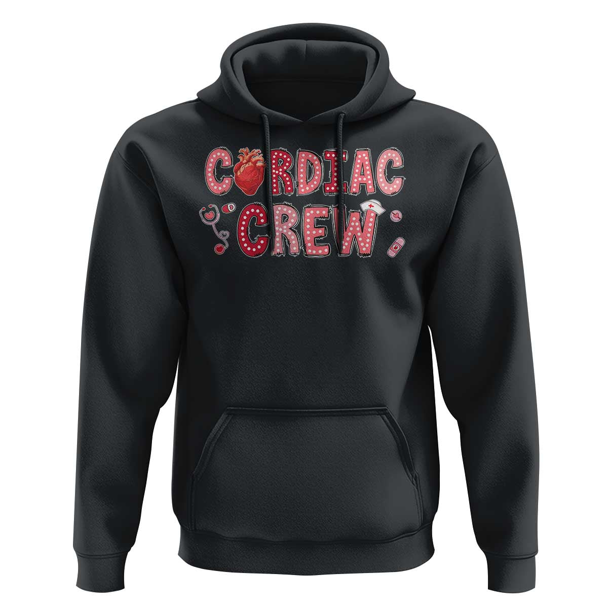 Valentine Cardiac Nurse Hoodie Heart Anatomy