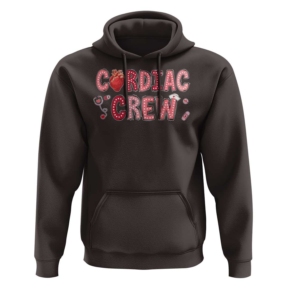 Valentine Cardiac Nurse Hoodie Heart Anatomy