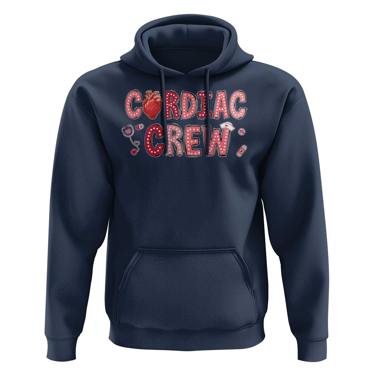 Valentine Cardiac Nurse Hoodie Heart Anatomy