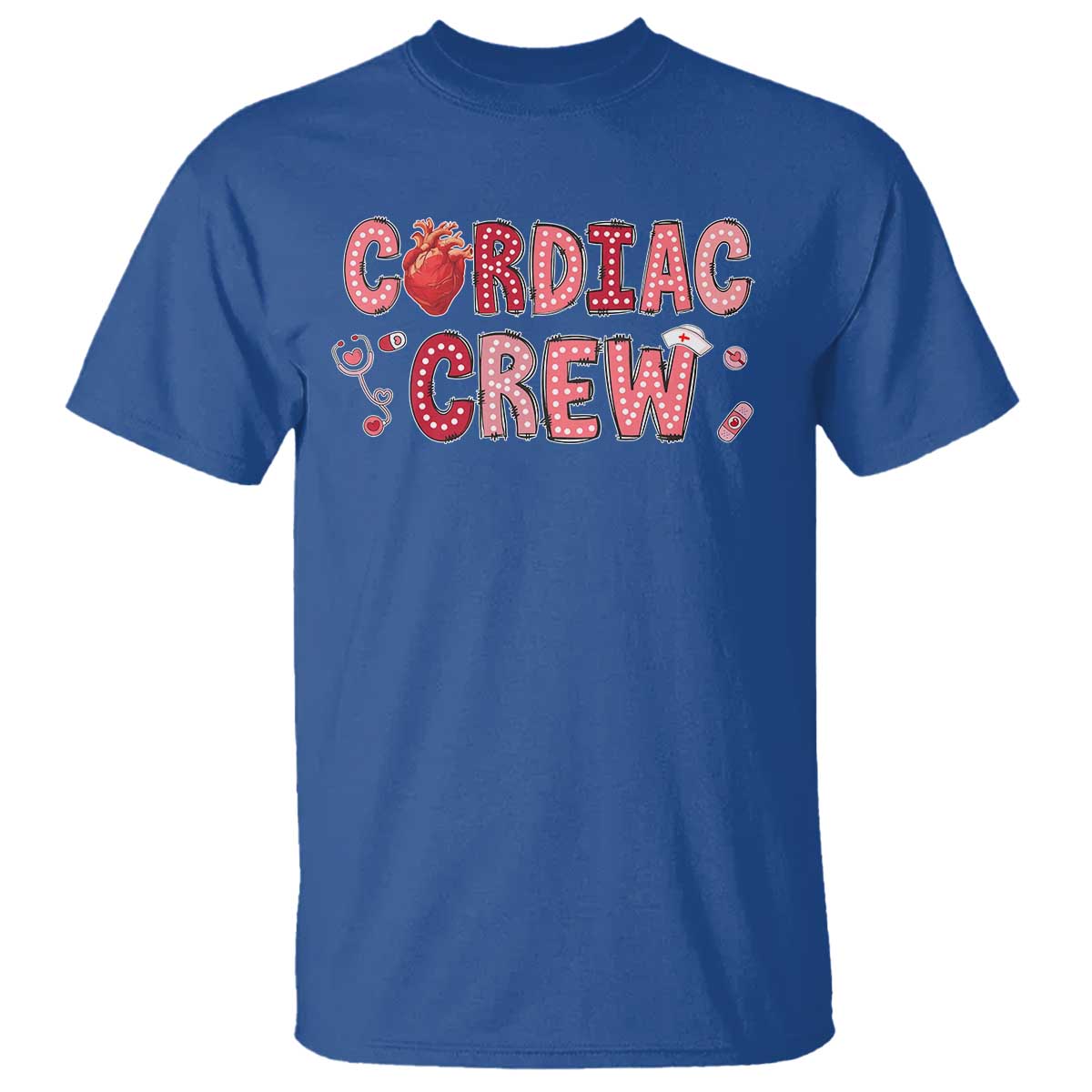 Valentine Cardiac Nurse T Shirt Heart Anatomy
