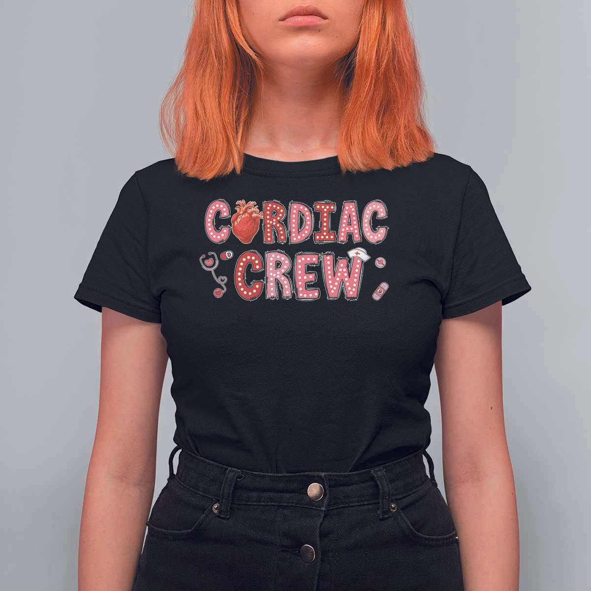 Valentine Cardiac Nurse T Shirt For Women Heart Anatomy