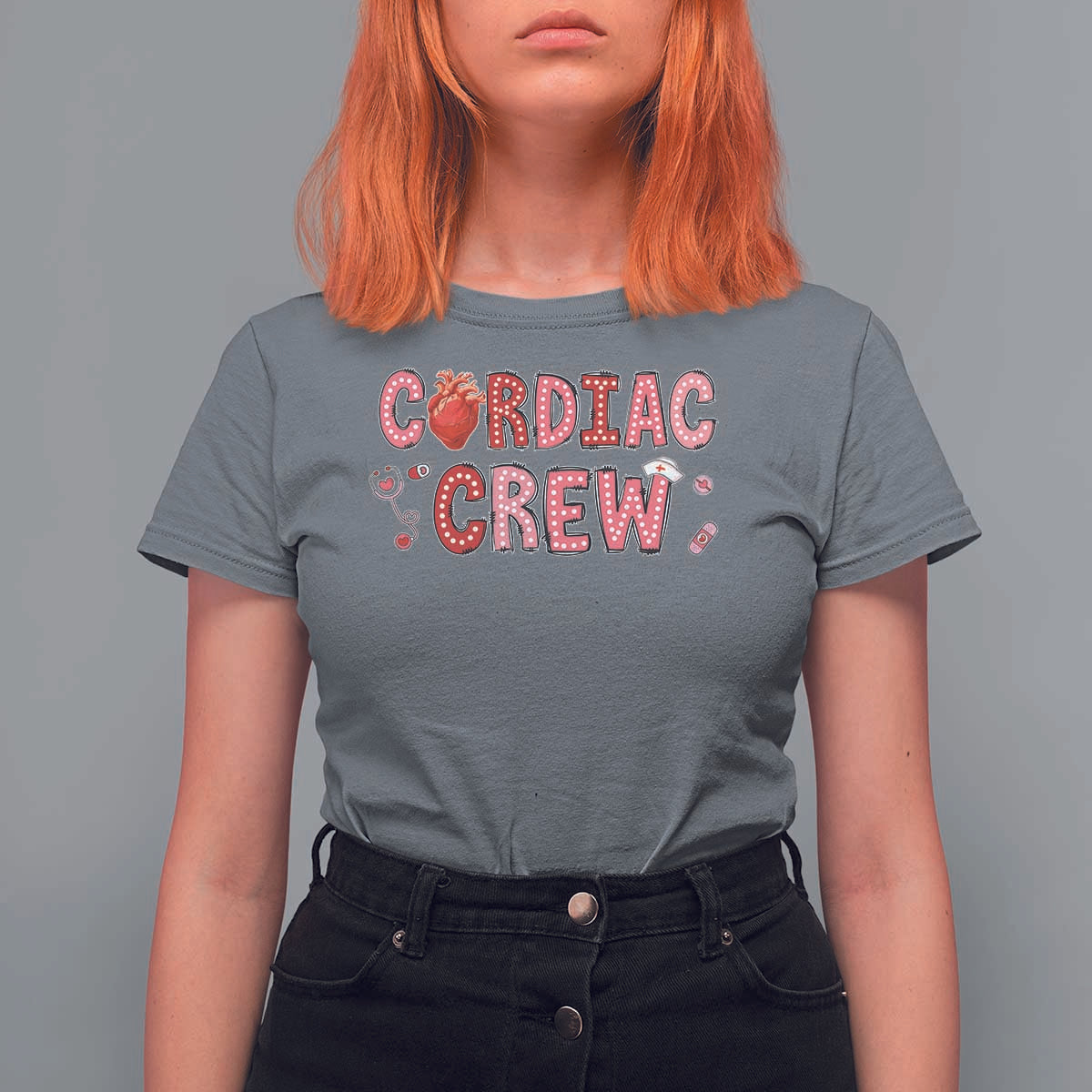 Valentine Cardiac Nurse T Shirt For Women Heart Anatomy