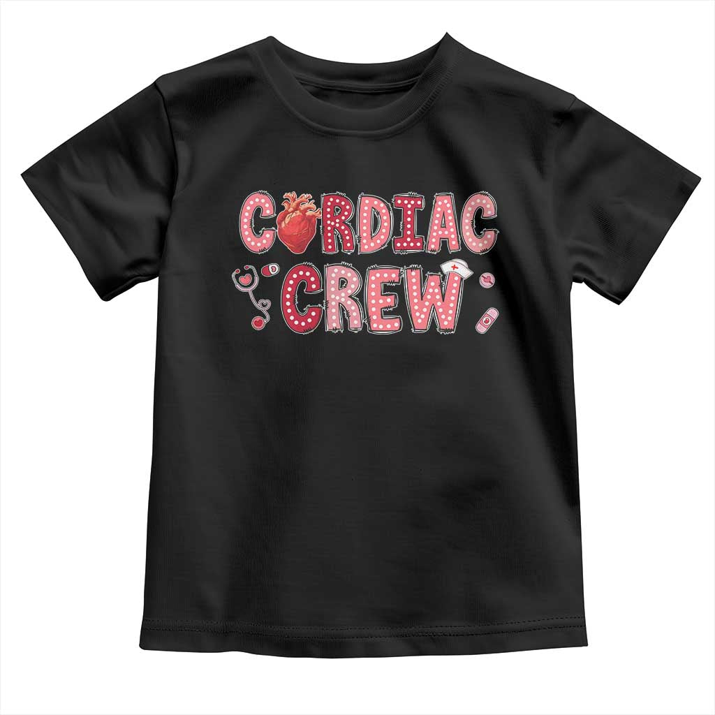Valentine Cardiac Nurse Toddler T Shirt Heart Anatomy