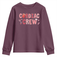 Valentine Cardiac Nurse Youth Sweatshirt Heart Anatomy