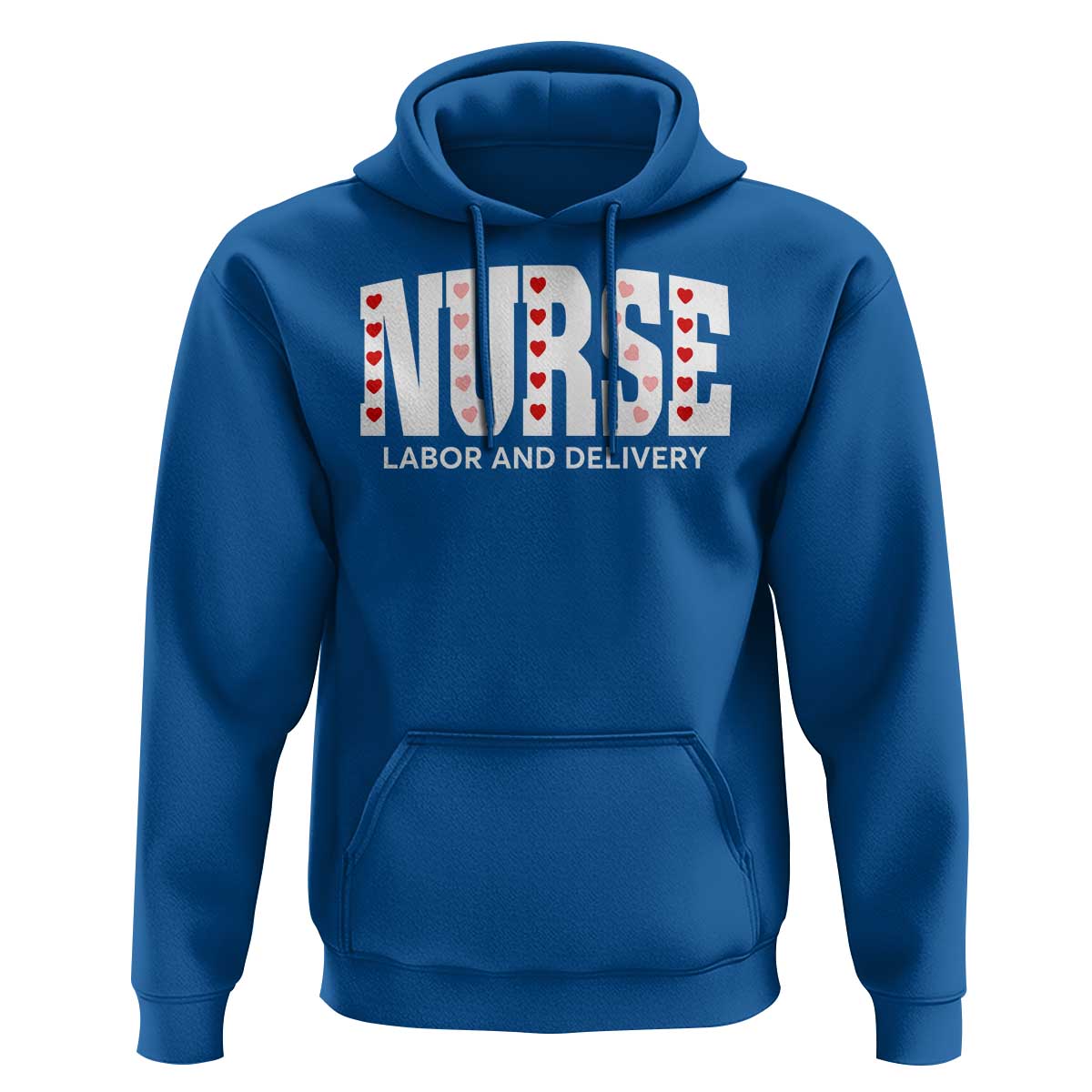 Nurse Labor and Delivery Hoodie L&D Maternity Nursing Baby Delivery Valentines Day