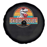 Vintage Valentines Dinosaur Spare Tire Cover Funny Dino Meme Skibidi Rizzler - Wonder Print Shop