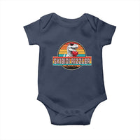 Vintage Valentines Dinosaur Baby Onesie Funny Dino Meme Skibidi Rizzler - Wonder Print Shop