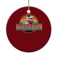 Vintage Valentines Dinosaur Ceramic Ornament Funny Dino Meme Skibidi Rizzler - Wonder Print Shop