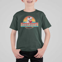 Vintage Valentines Dinosaur T Shirt For Kid Funny Dino Meme Skibidi Rizzler - Wonder Print Shop