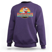 Vintage Valentines Dinosaur Sweatshirt Funny Dino Meme Skibidi Rizzler - Wonder Print Shop