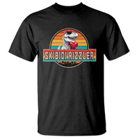Vintage Valentines Dinosaur T Shirt Funny Dino Meme Skibidi Rizzler - Wonder Print Shop