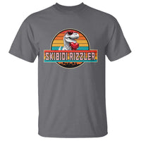 Vintage Valentines Dinosaur T Shirt Funny Dino Meme Skibidi Rizzler - Wonder Print Shop