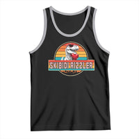 Vintage Valentines Dinosaur Tank Top Funny Dino Meme Skibidi Rizzler - Wonder Print Shop