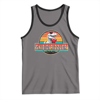 Vintage Valentines Dinosaur Tank Top Funny Dino Meme Skibidi Rizzler - Wonder Print Shop