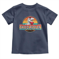 Vintage Valentines Dinosaur Toddler T Shirt Funny Dino Meme Skibidi Rizzler - Wonder Print Shop